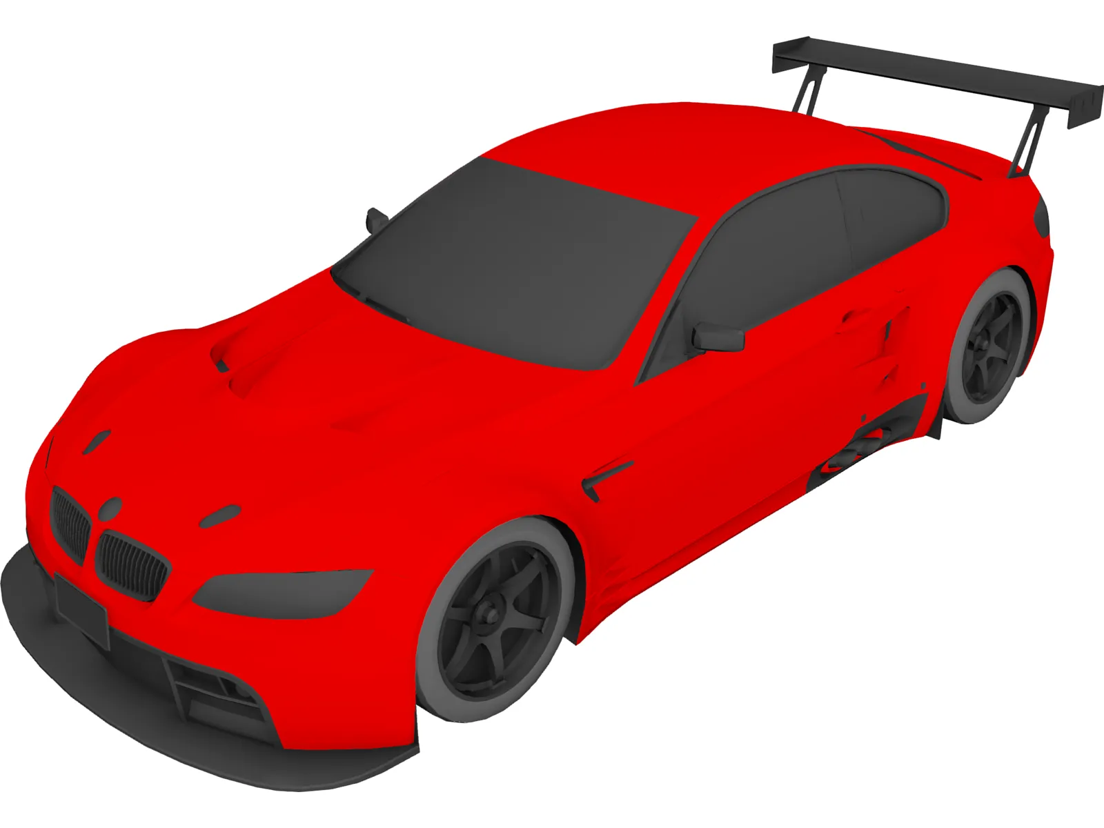 BMW M3 GT2 3D Model main preview