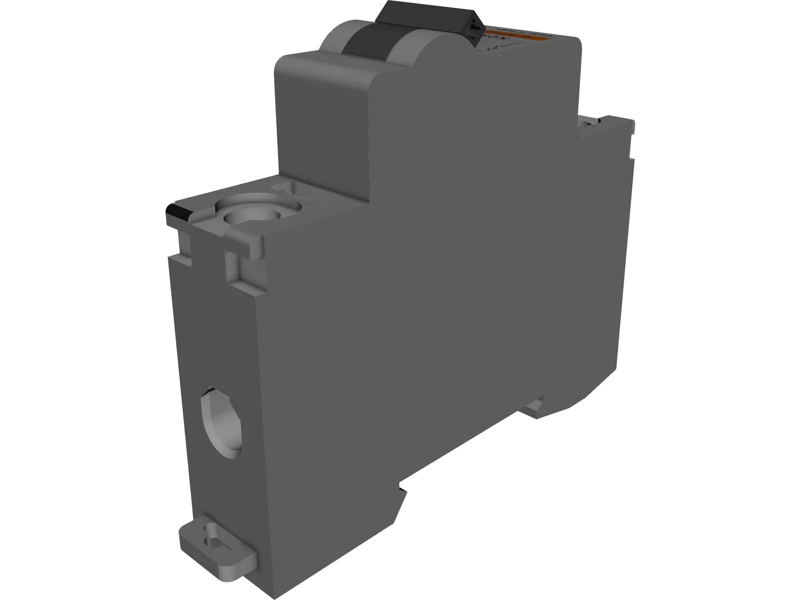 Merlin Gerin C16-1P 24403 3D Model main preview