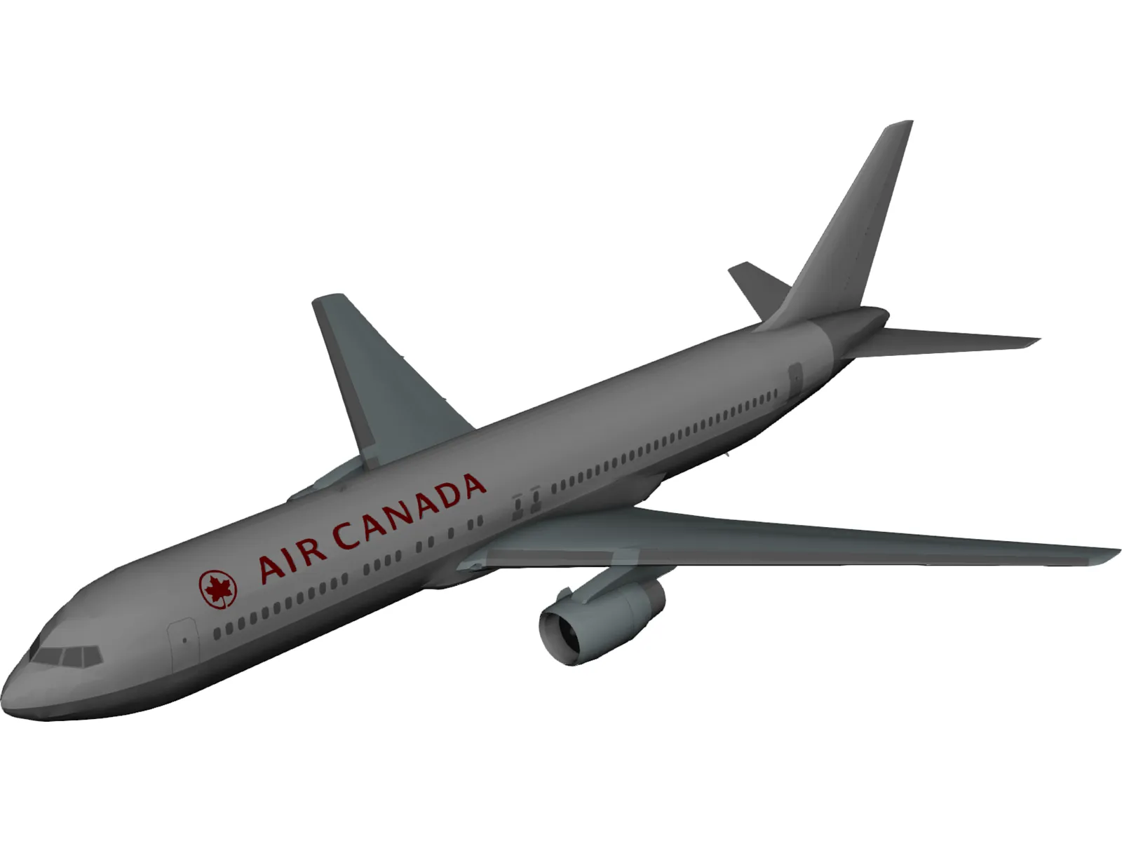 Boeing 767 Air Canada [+Interior] 3D Model main preview