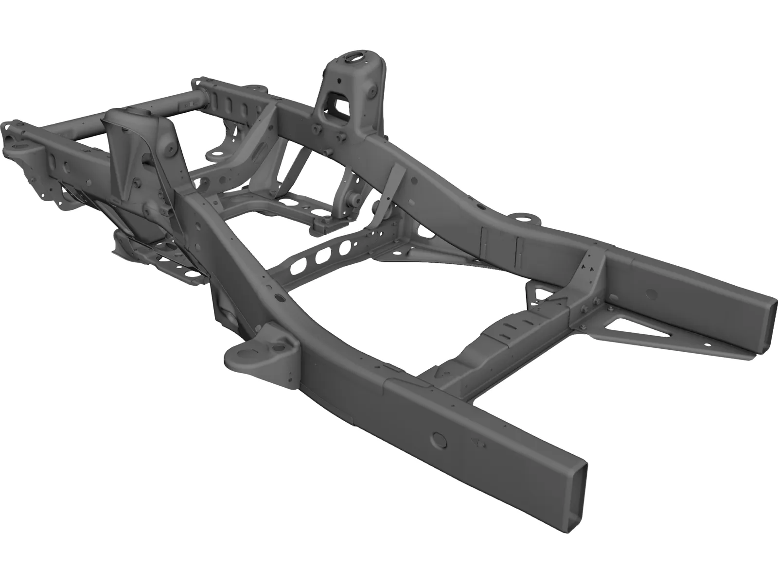 GMT360 Front Frame Assembly 3D Model main preview