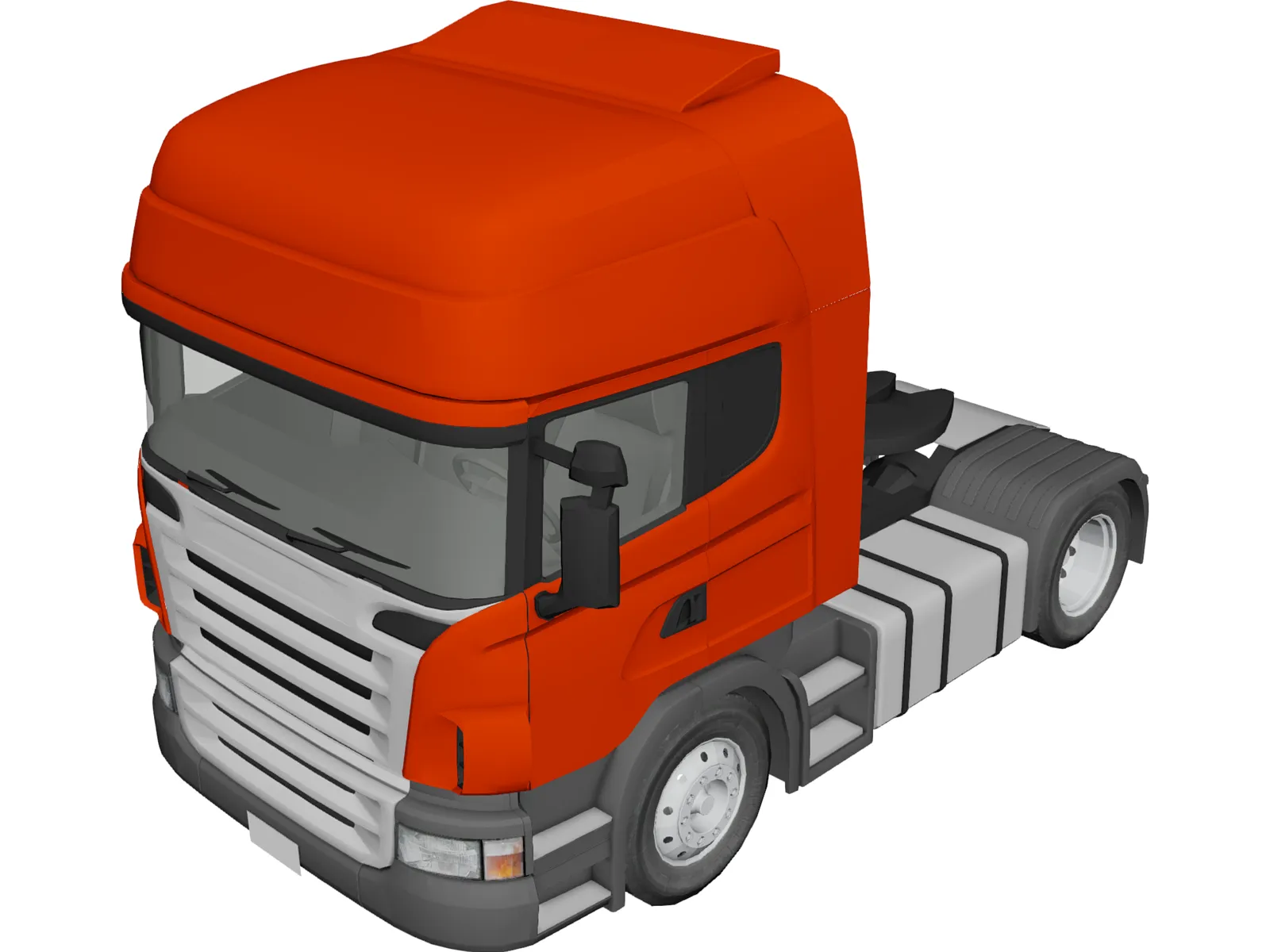Scania P380 3D Model main preview