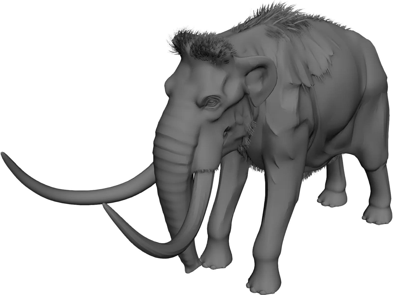 Mammoth 3D Model main preview