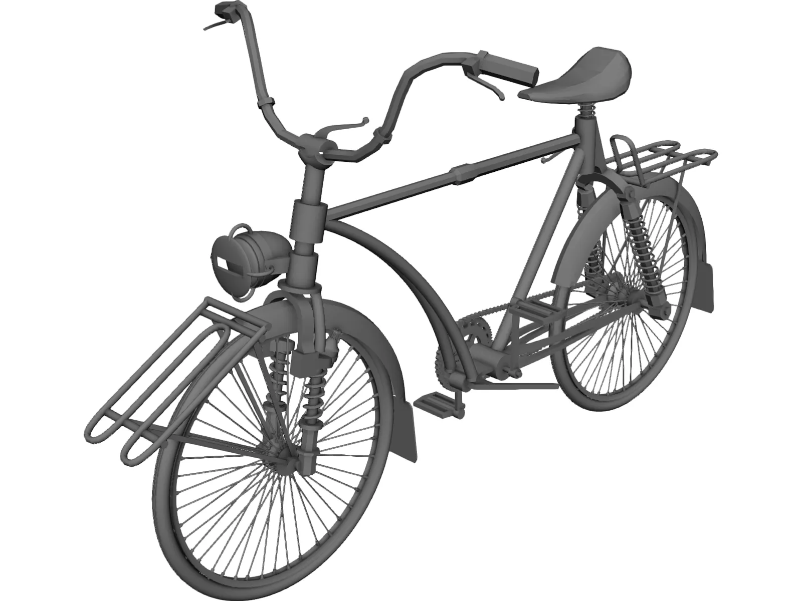 Bike 3D Model main preview