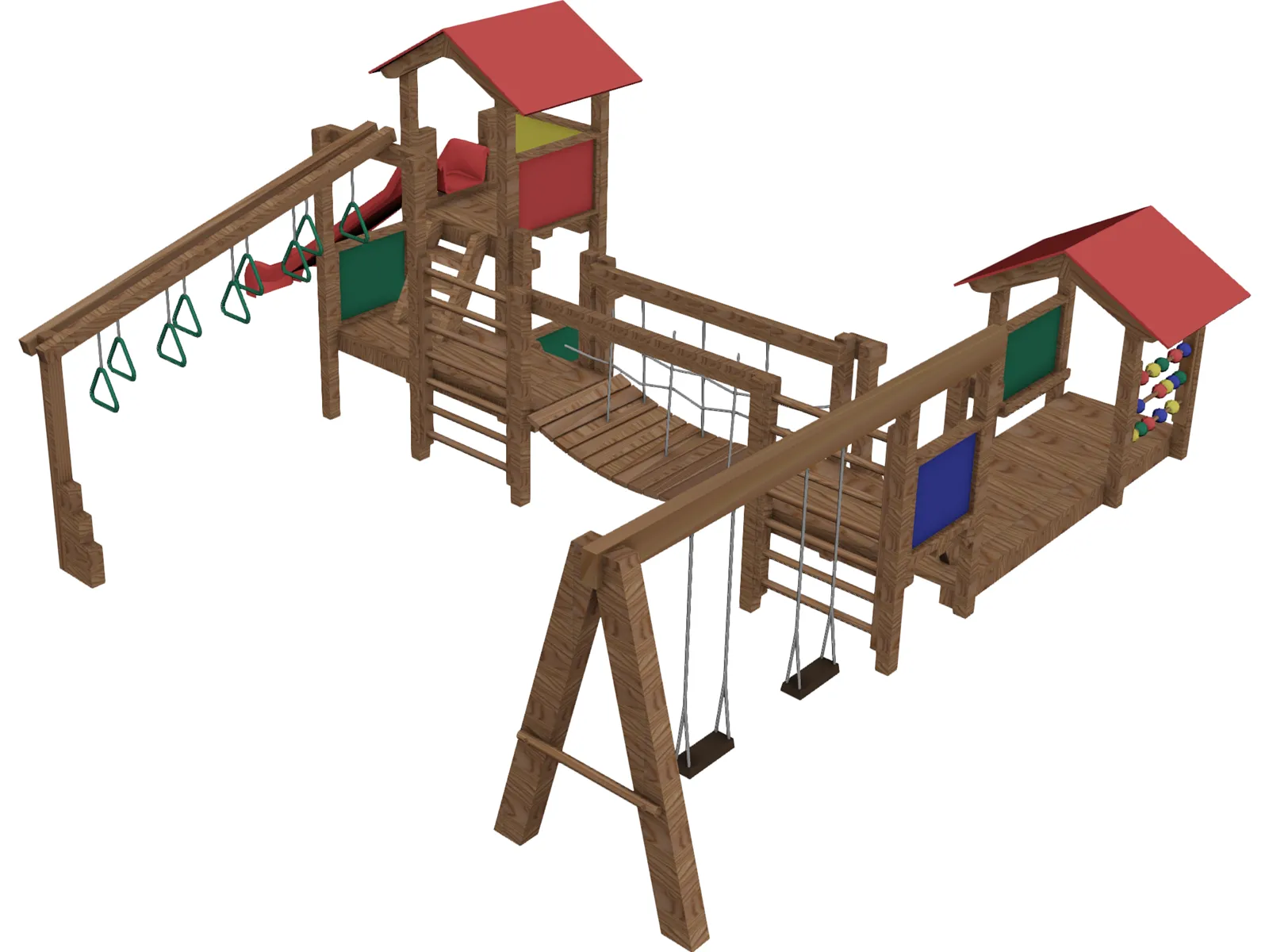 Playground 3D Model main preview