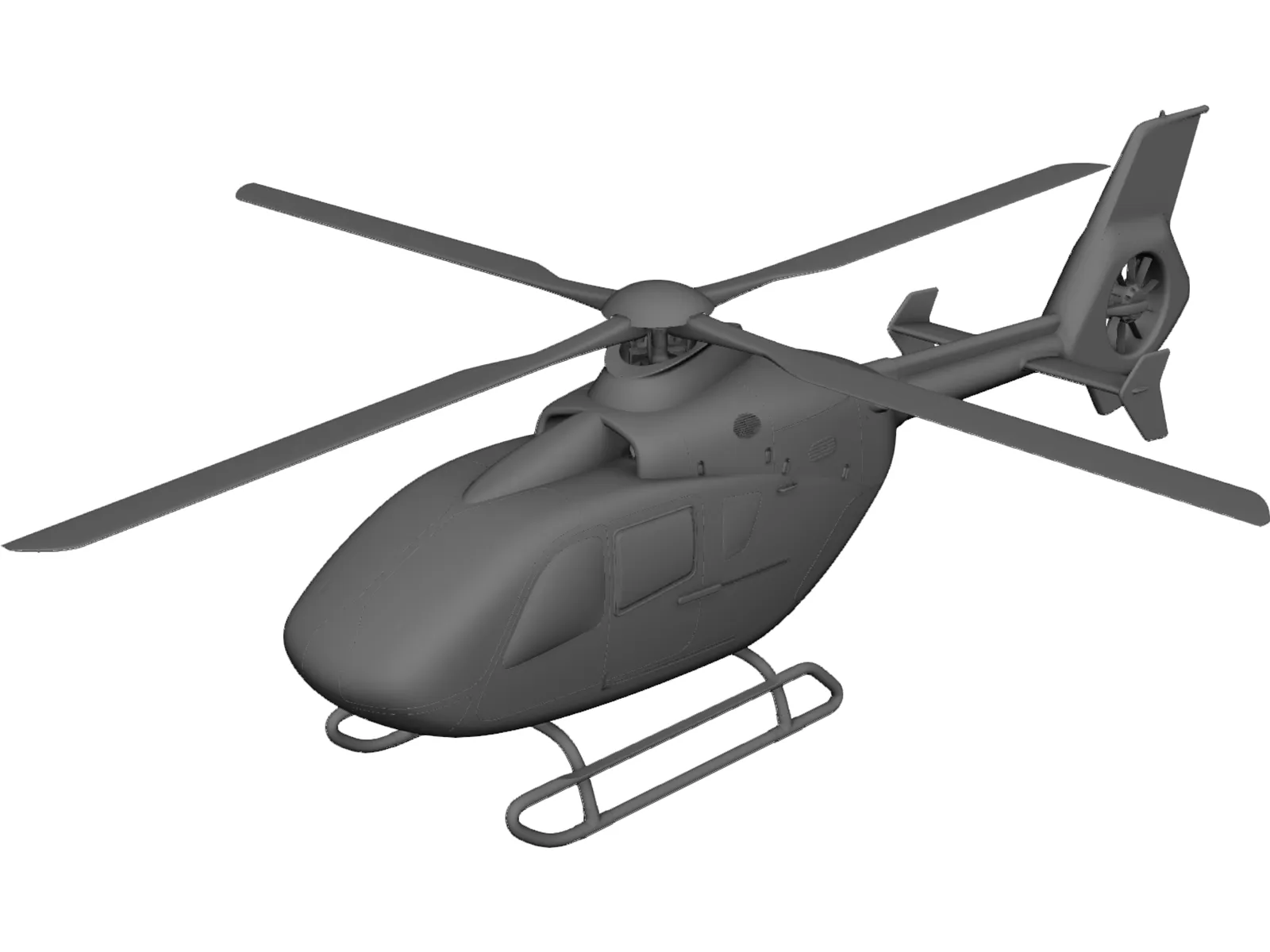 Eurocopter EC-135 3D Model main preview