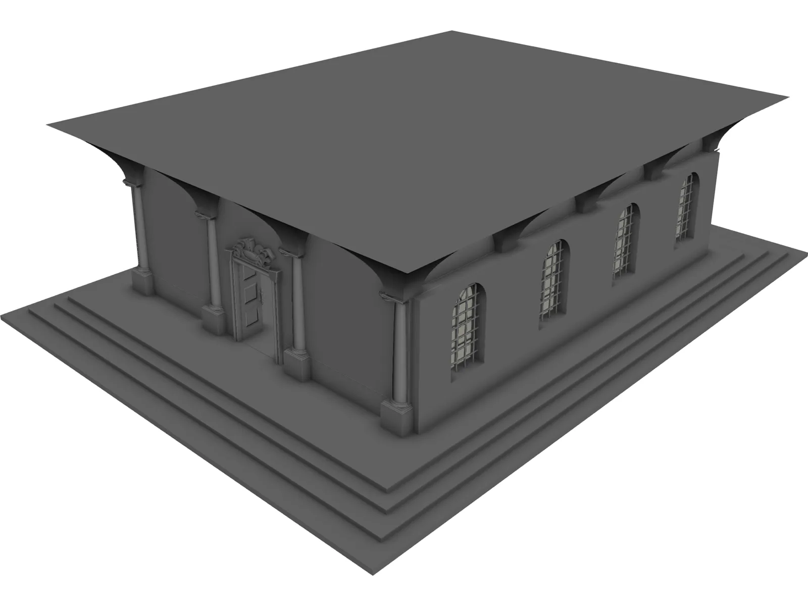 Trone Doctors 3D Model main preview