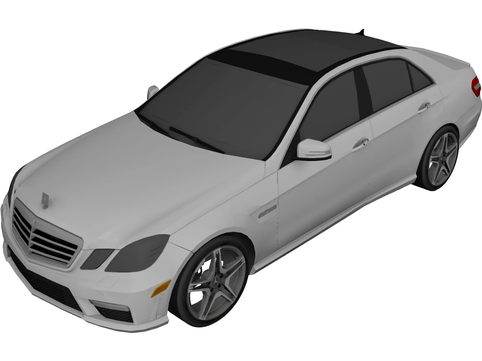 Mercedes-Benz E63 AMG (2011) 3D Model main preview