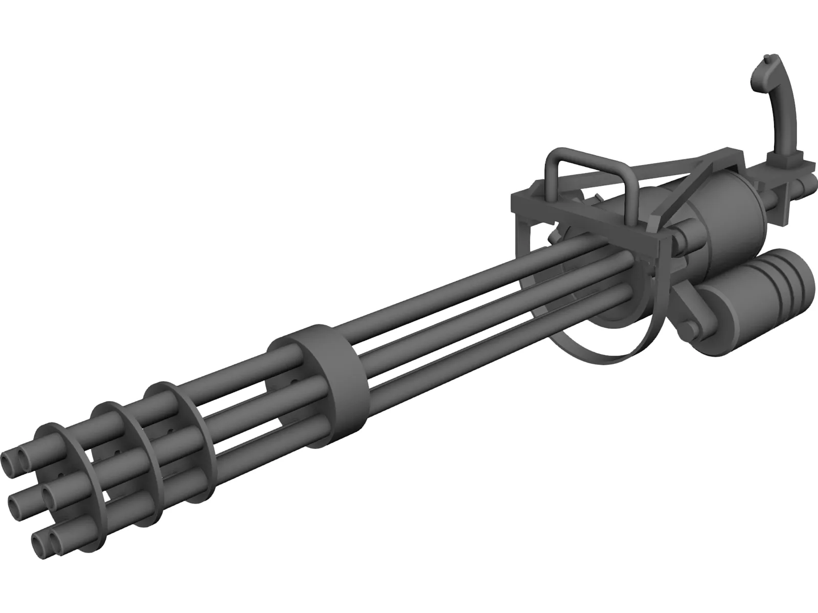 GAU-19 Machine gun 3D Model main preview