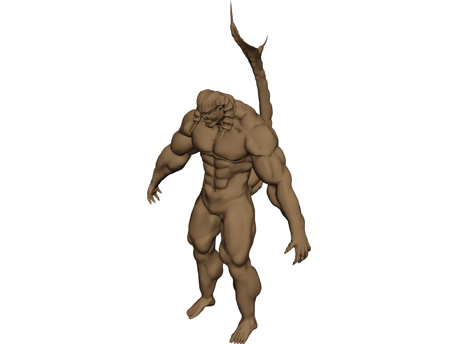 Demon 3D Model main preview