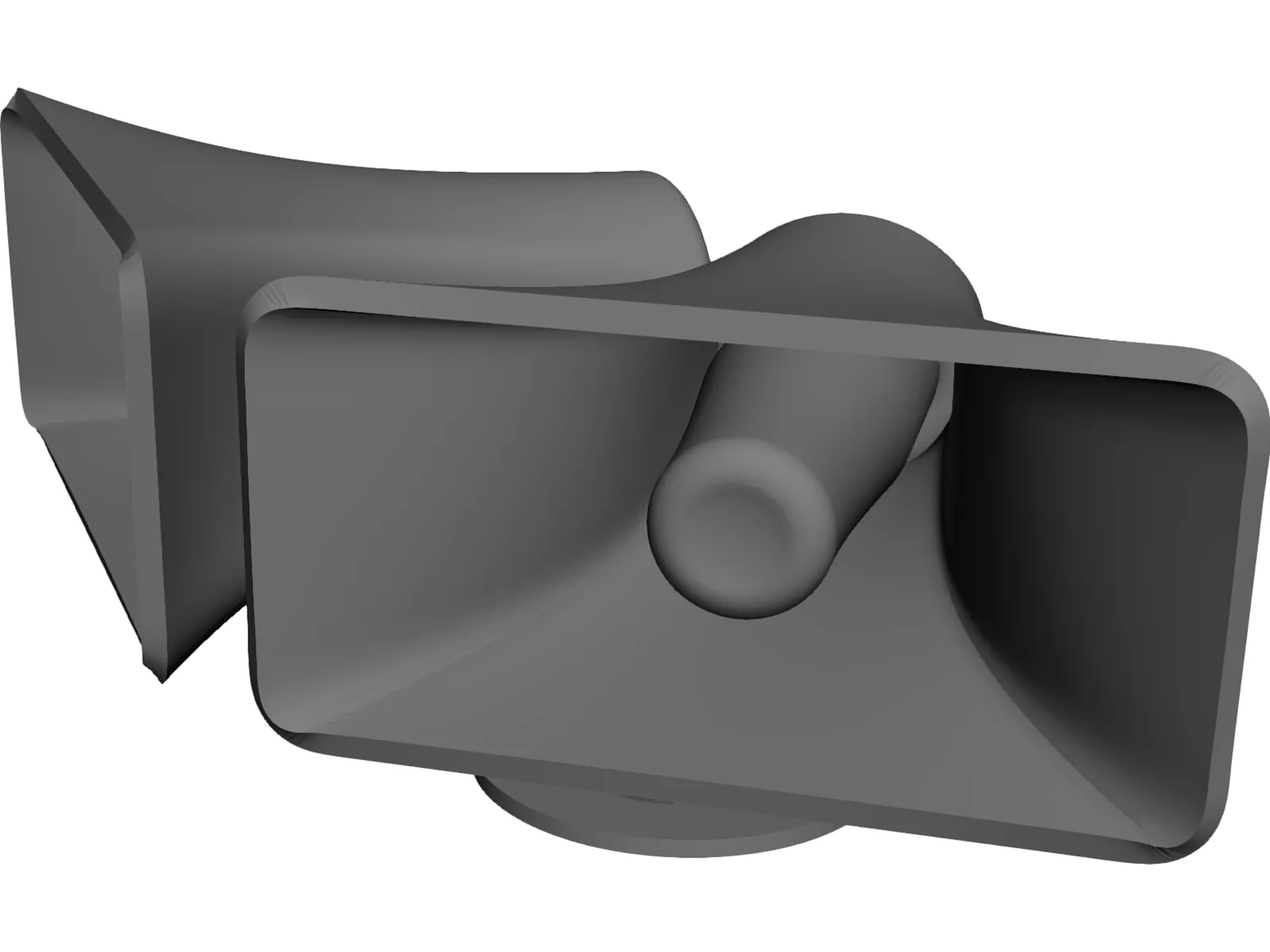 Loudhailer Horn Type 3D Model main preview