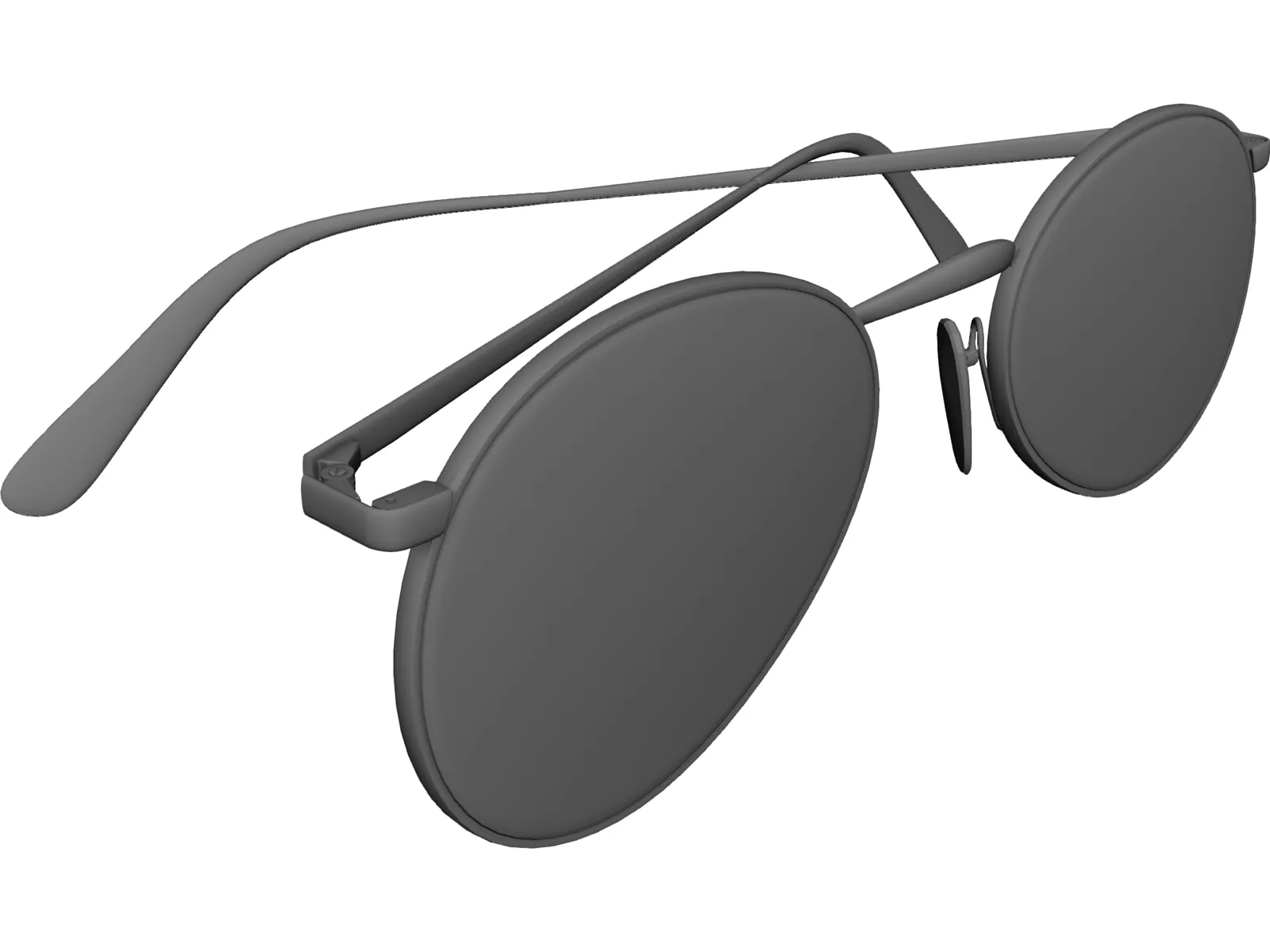 Glasses 3D Model main preview