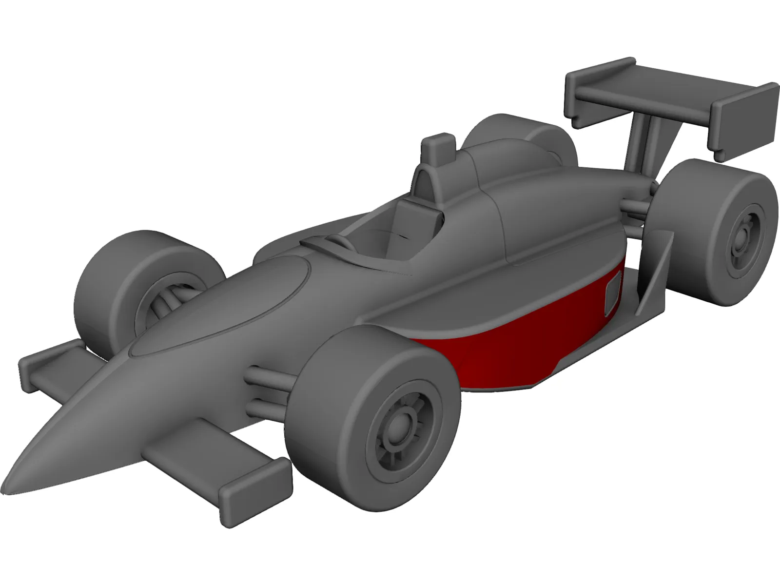 Indy Race Car 3D Model main preview