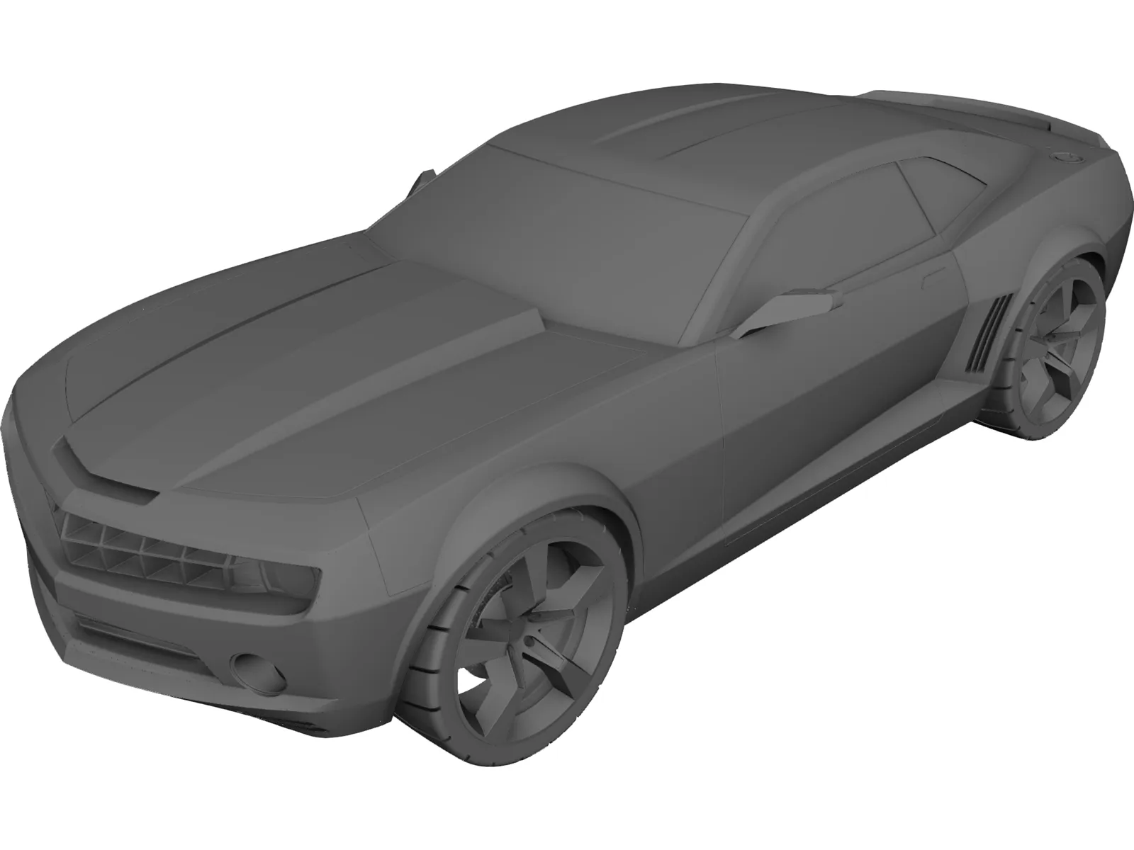 Chevrolet Camaro (2010) 3D Model main preview