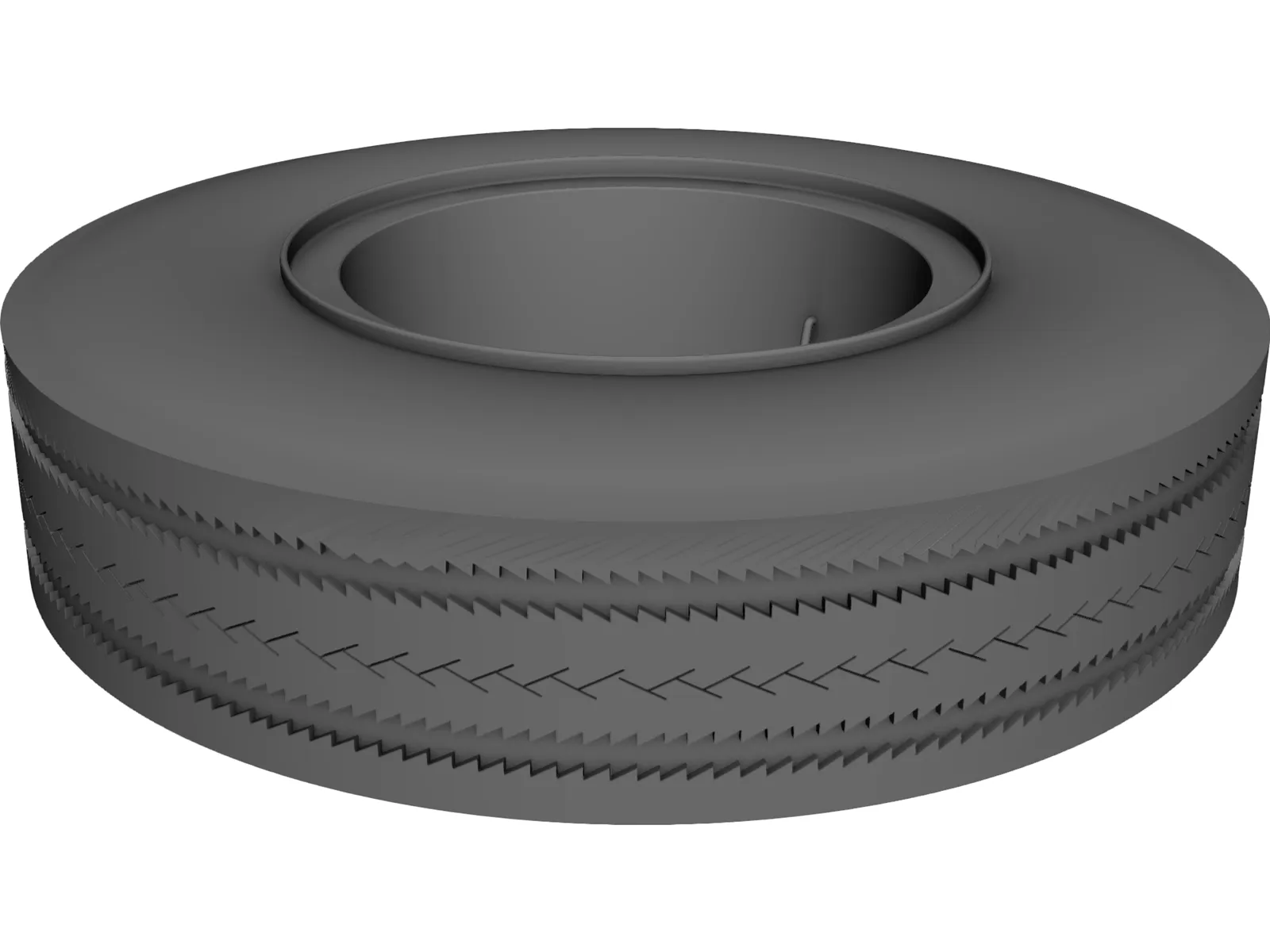 Tire Truck 10.00 R20 3D Model main preview