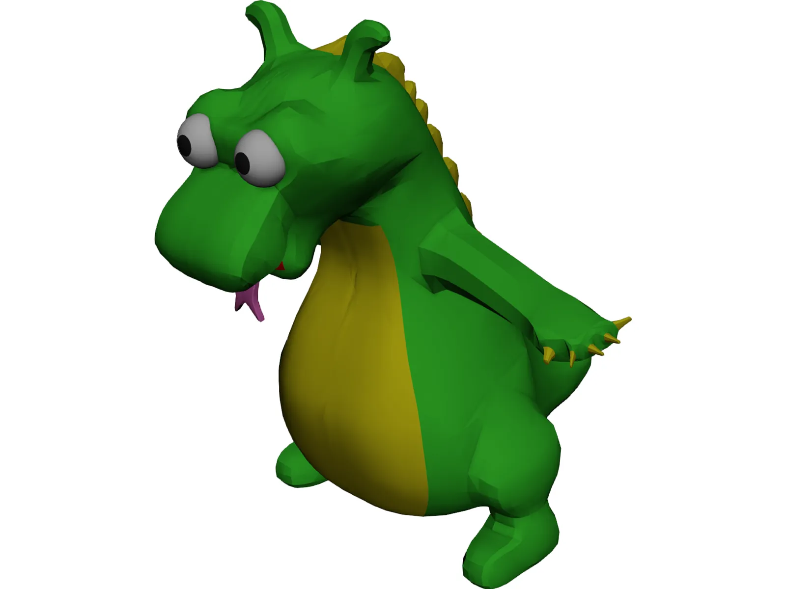Dragon 3D Model main preview