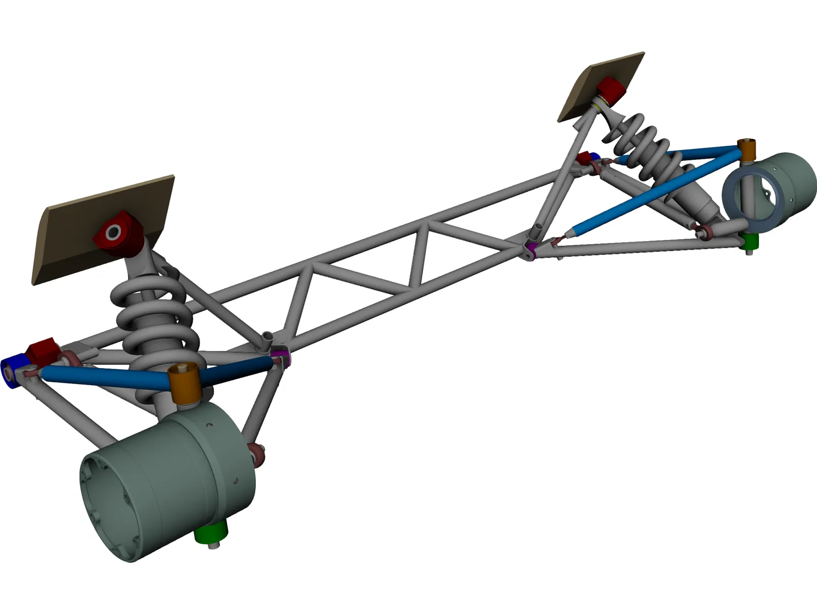 Suspension 3D Model main preview
