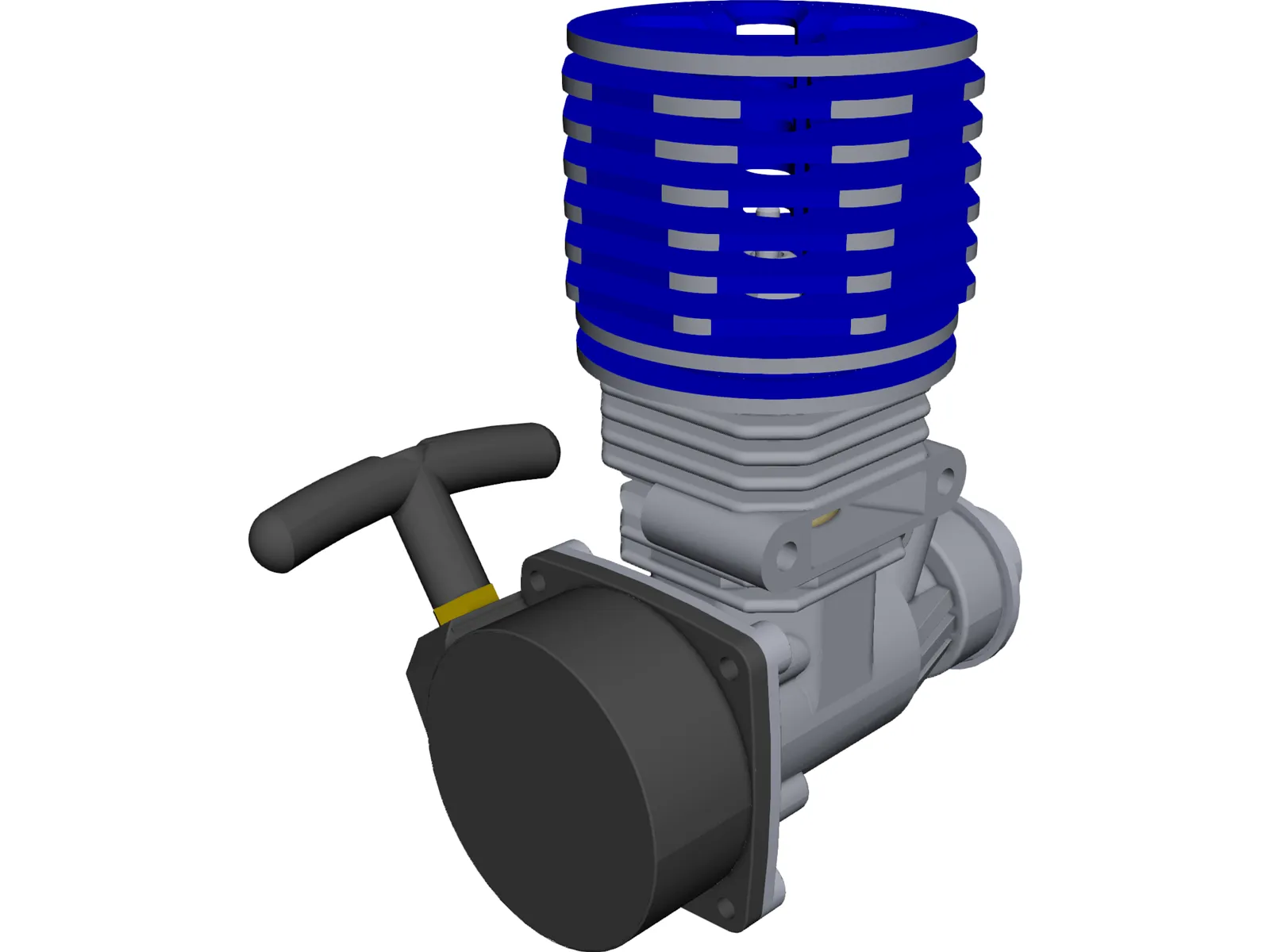 RC Engine 3D Model main preview
