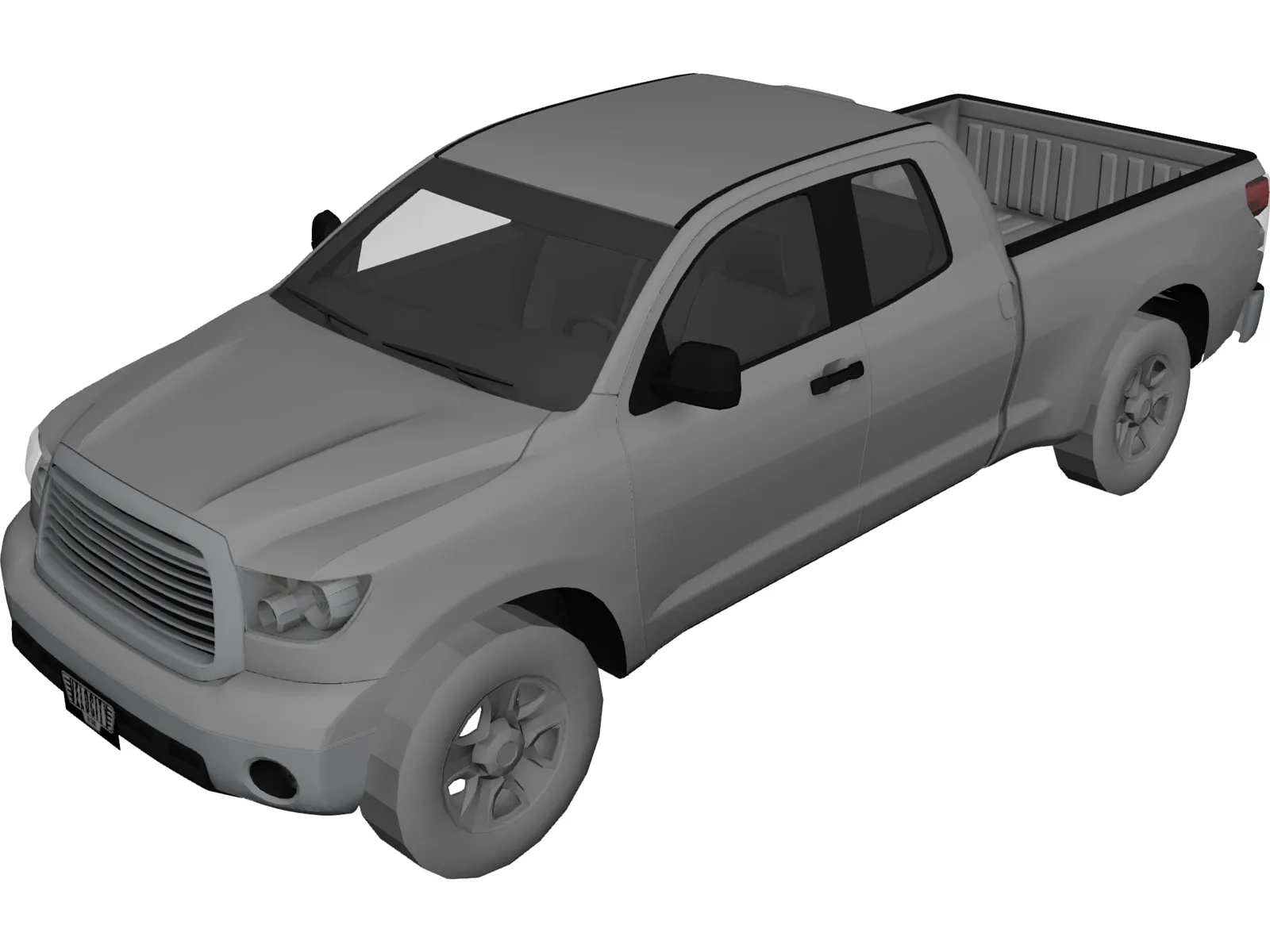 Toyota Tundra 3D Model main preview