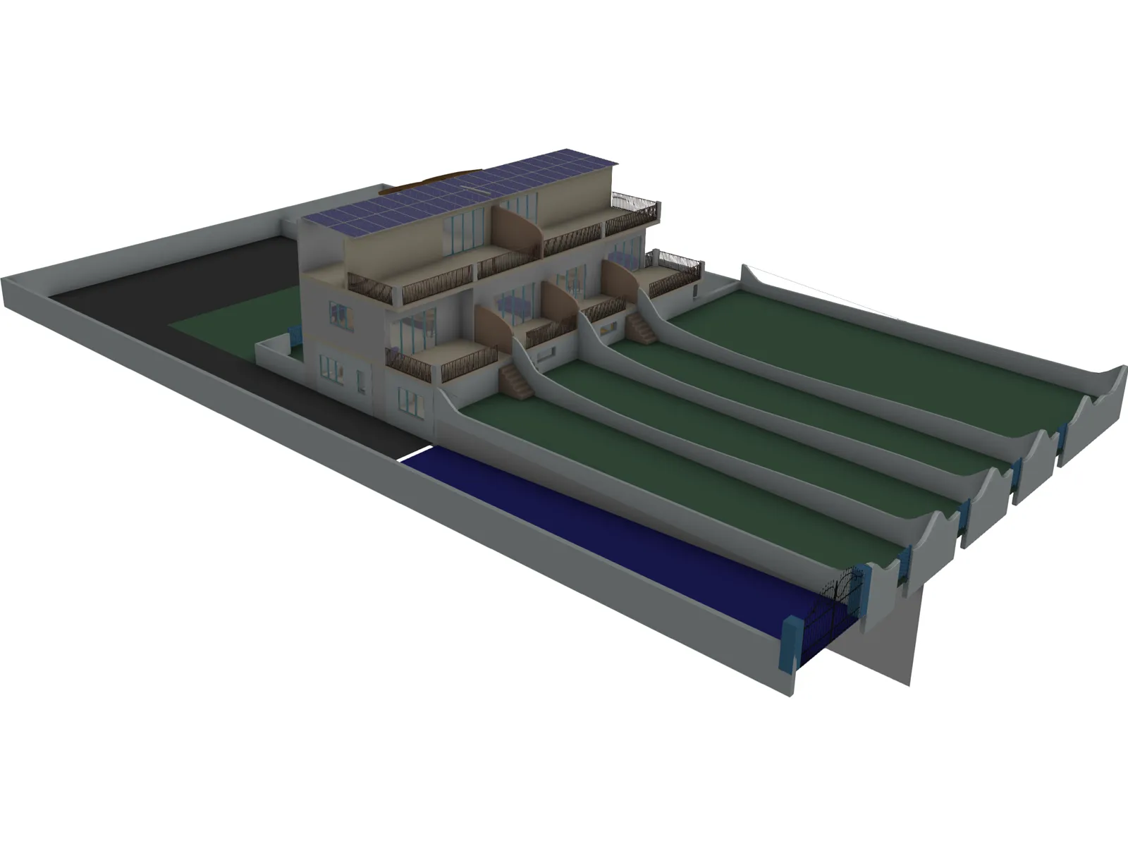 House 3D Model main preview