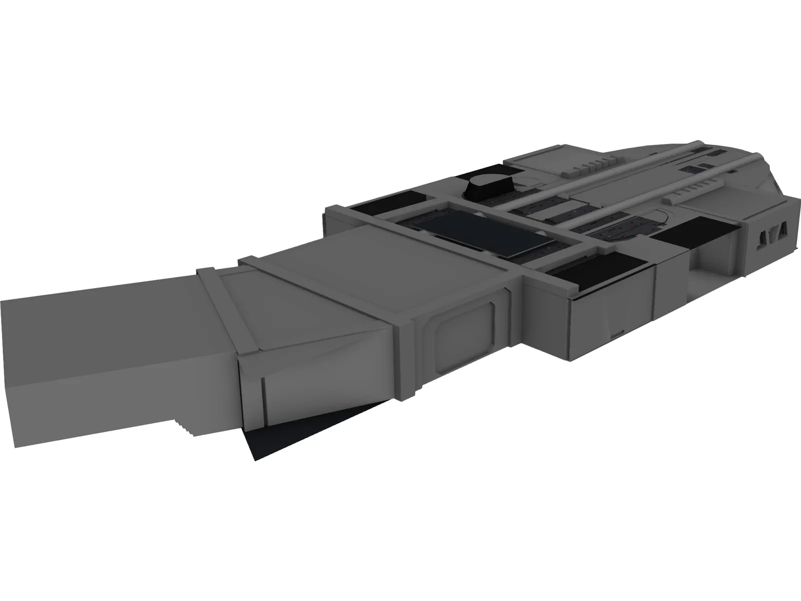 Star Wars ISD Bridge 3D Model main preview