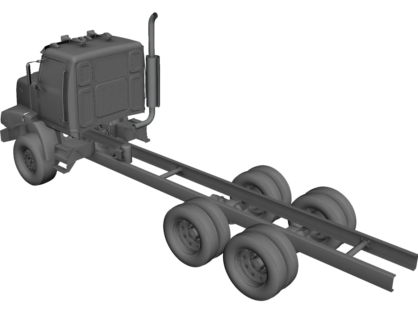 Western Star 5800 3D Model main preview