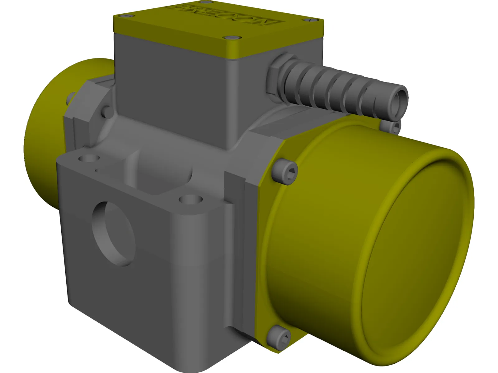 Brecon Electric Motor 3D Model main preview