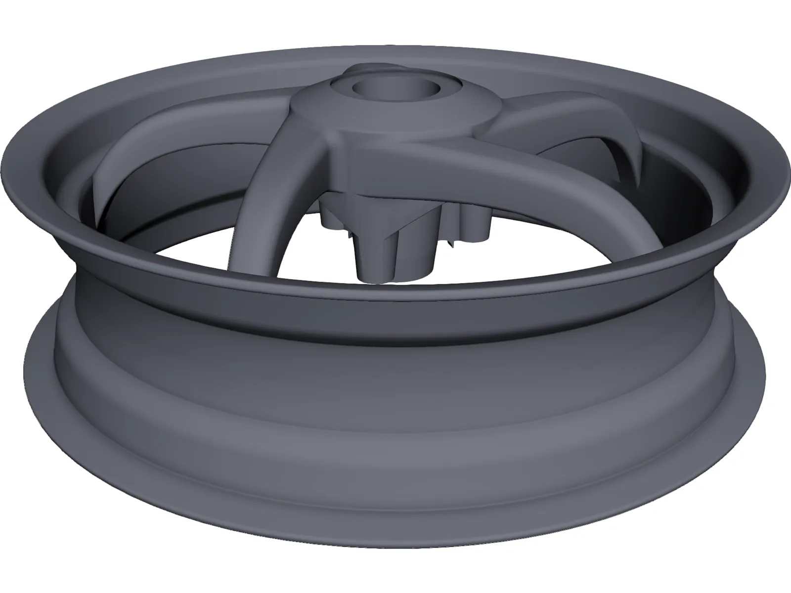 Wheel Rear Aprilia SR50 3D Model main preview