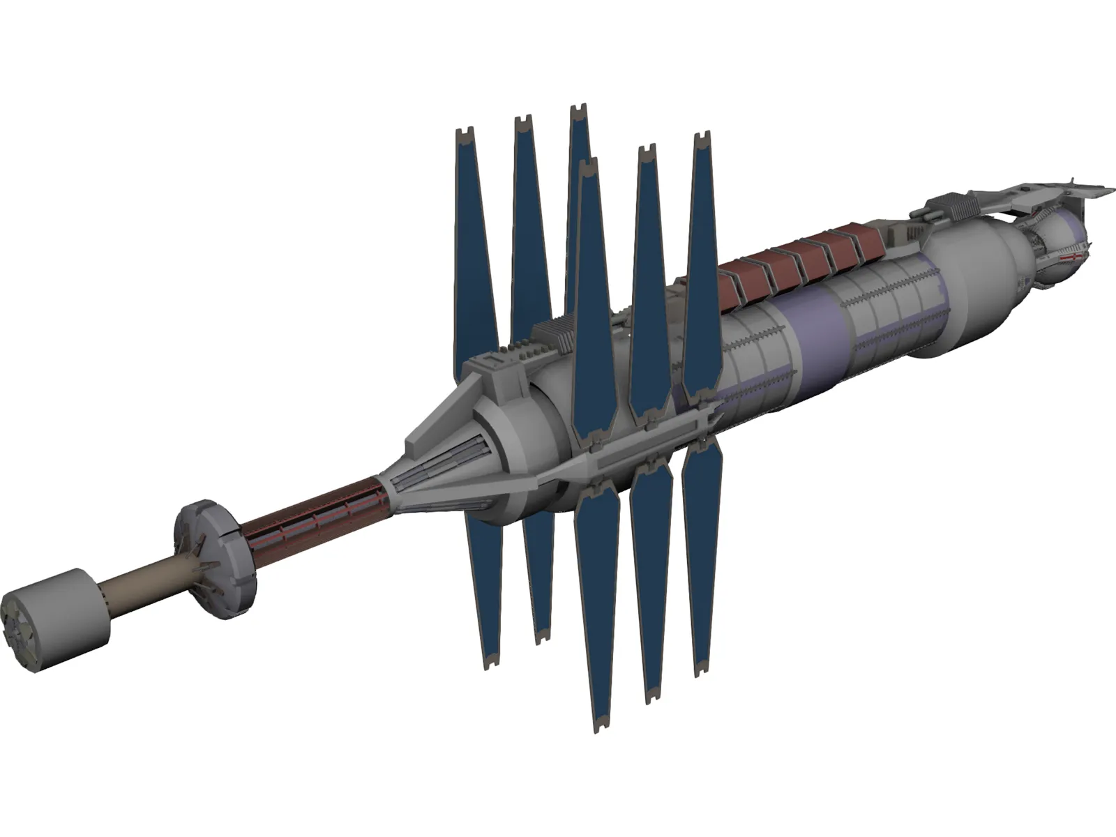 Babylon 5 Station 3D Model main preview