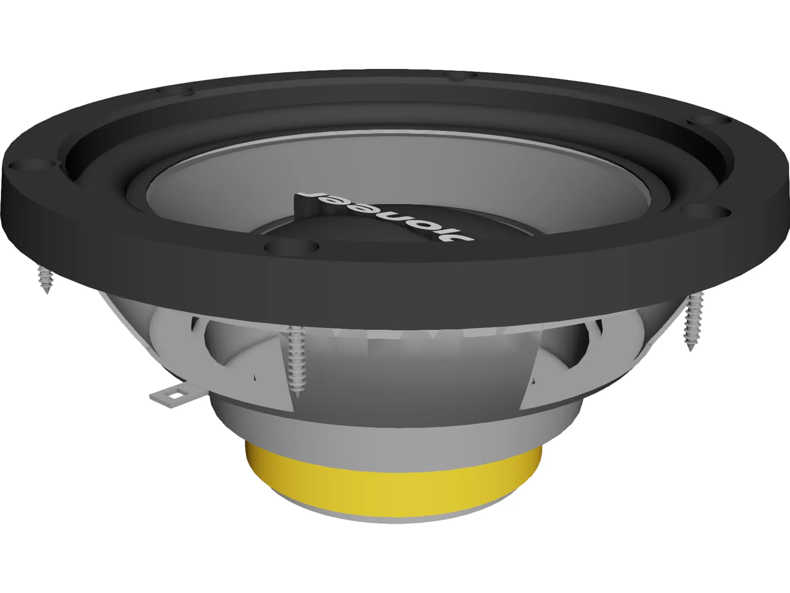 Pioneer Speaker 3D Model main preview