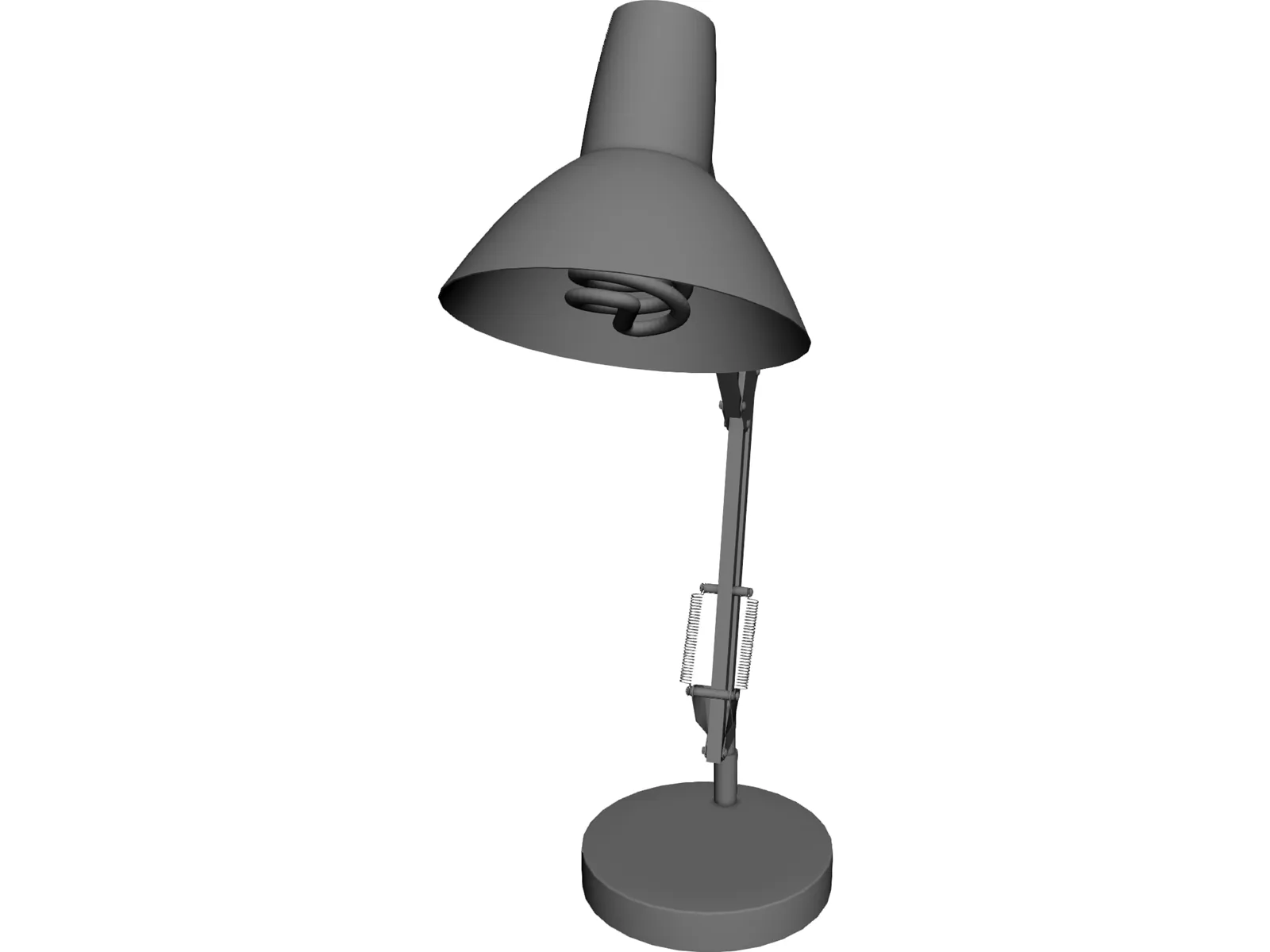 Helix Articulating Desk Lamp 3D Model main preview