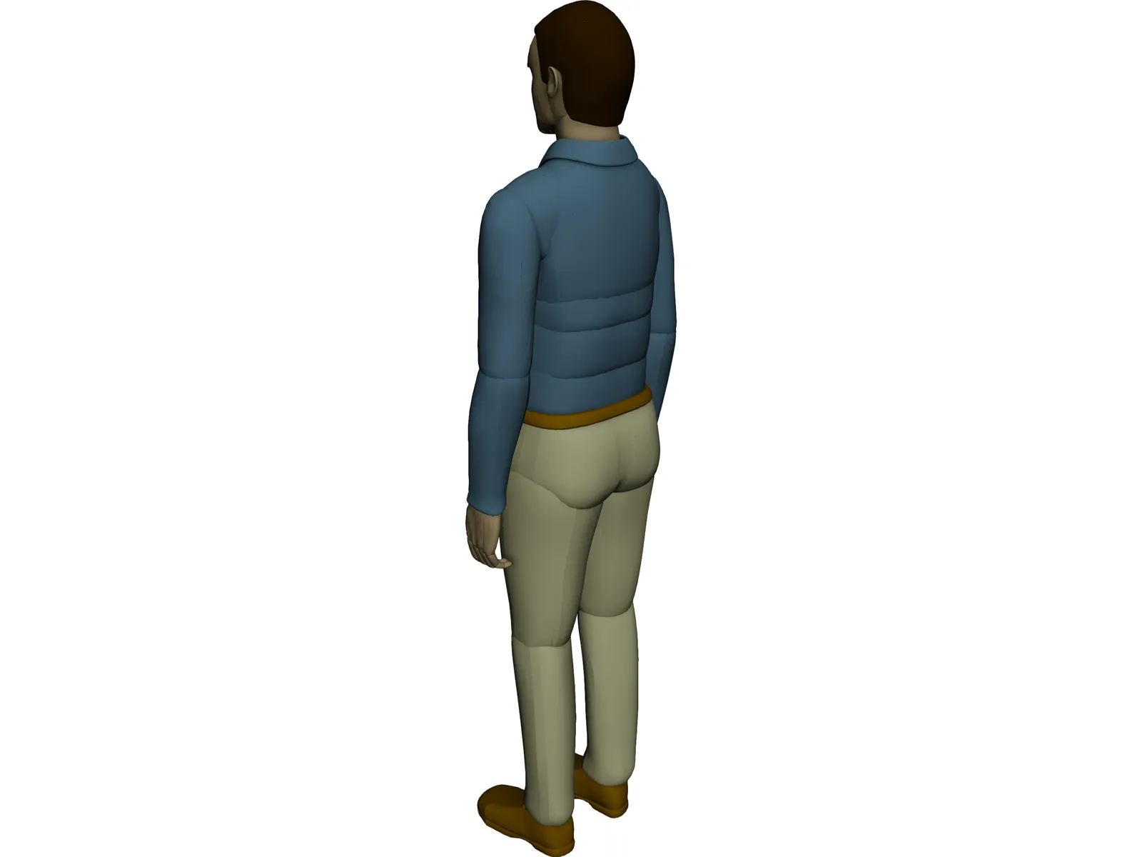 Working Man 3D Model main preview