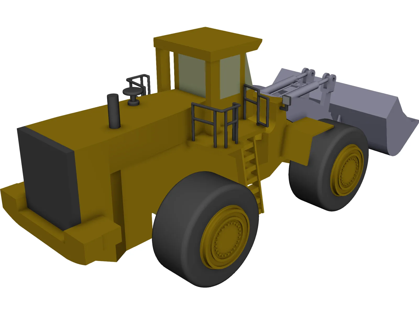 Front Loader 3D Model main preview