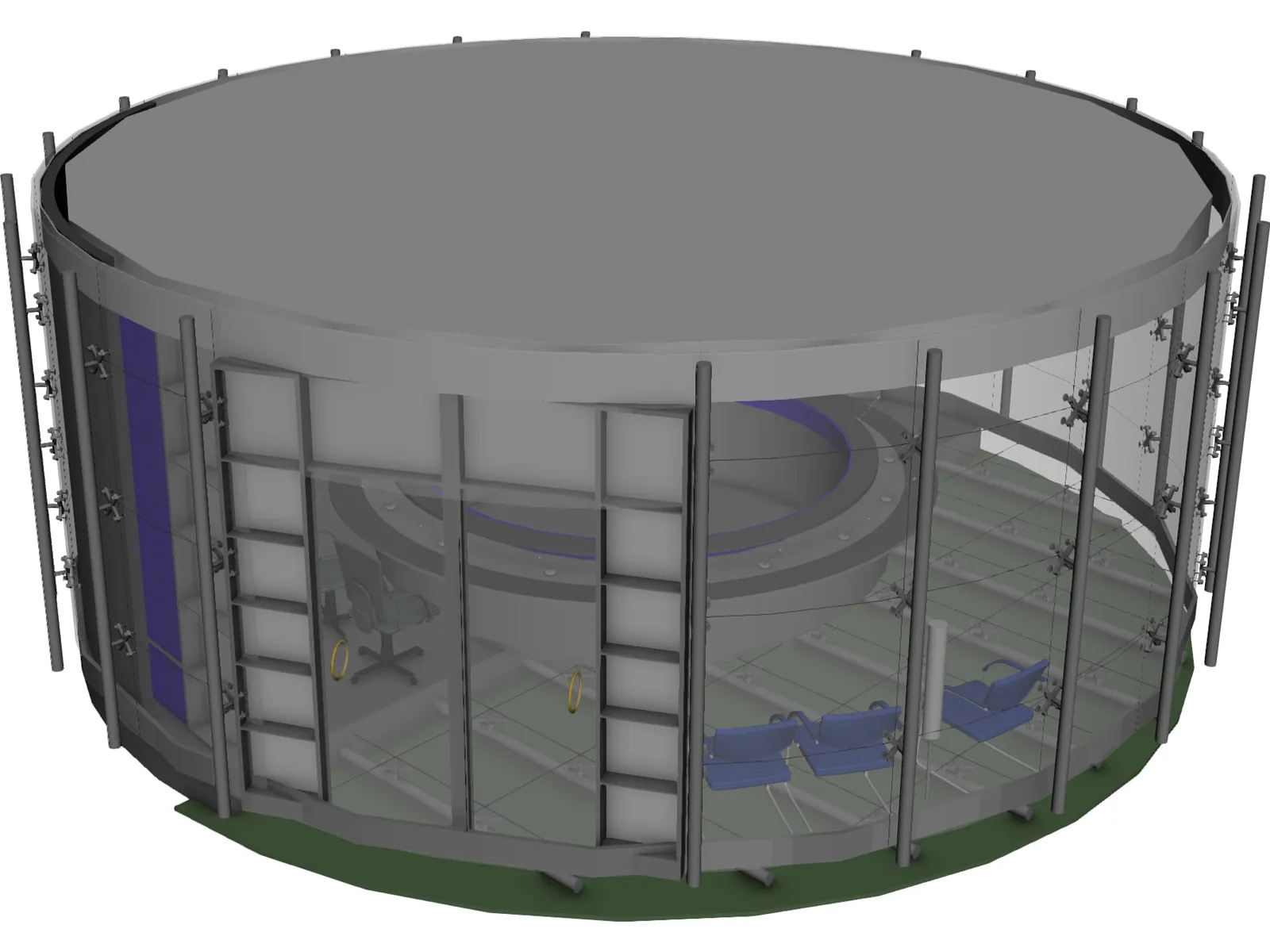 Council Chamber 3D Model main preview