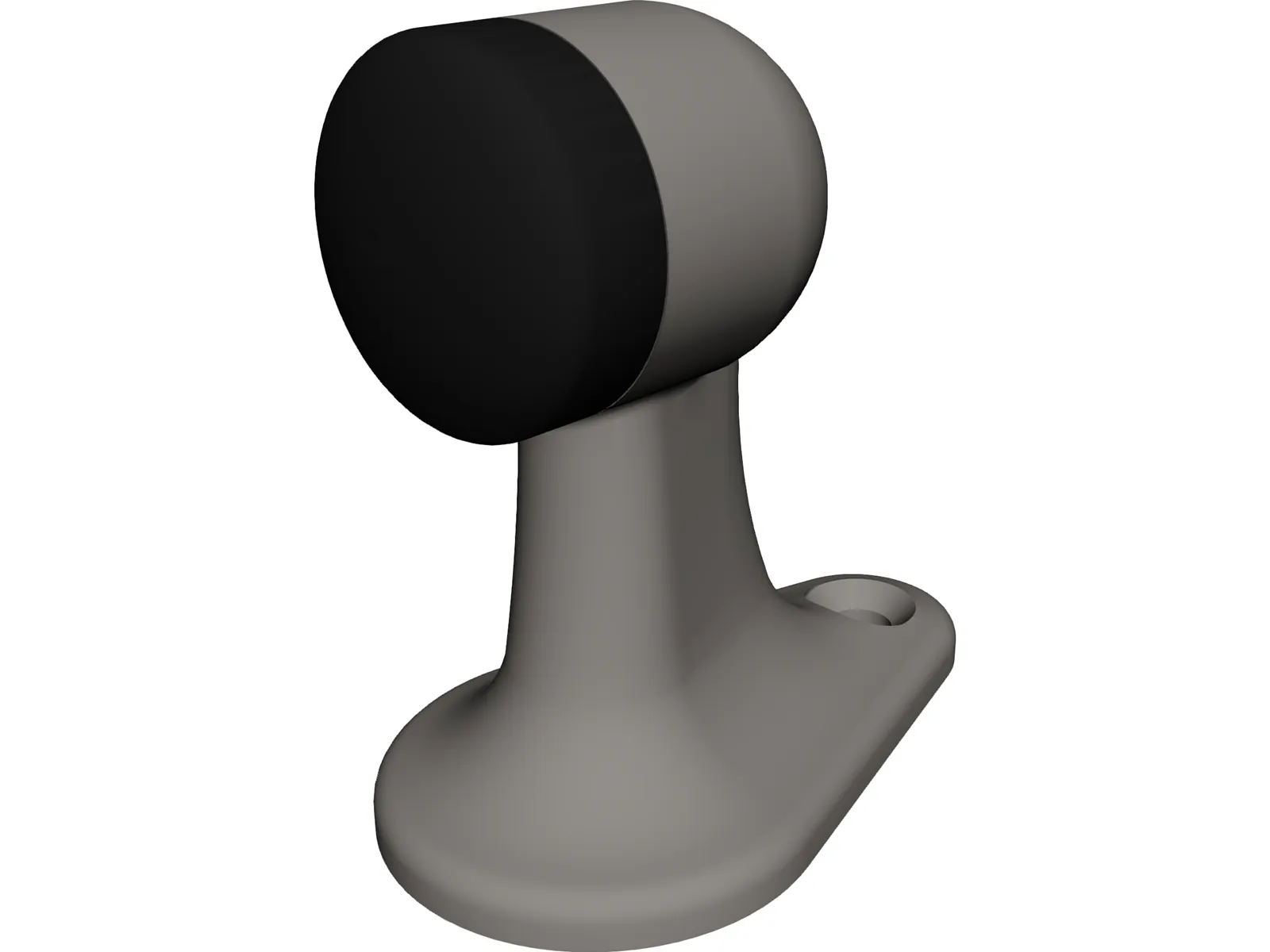 Floor Mounted Door Stop 3D Model main preview