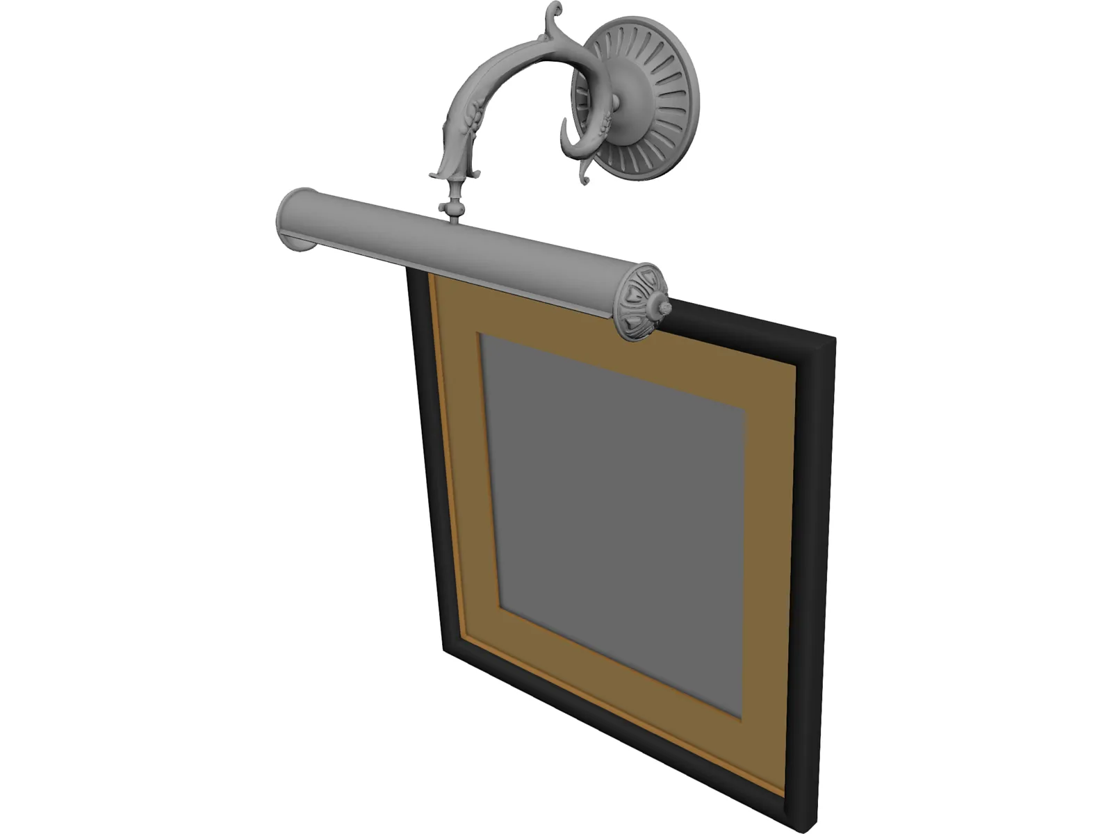 Picture Frame 3D Model main preview