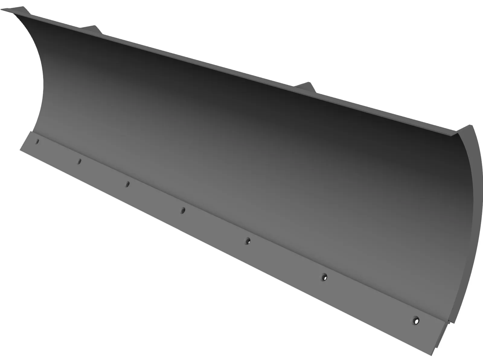ATV Plow 3D Model main preview