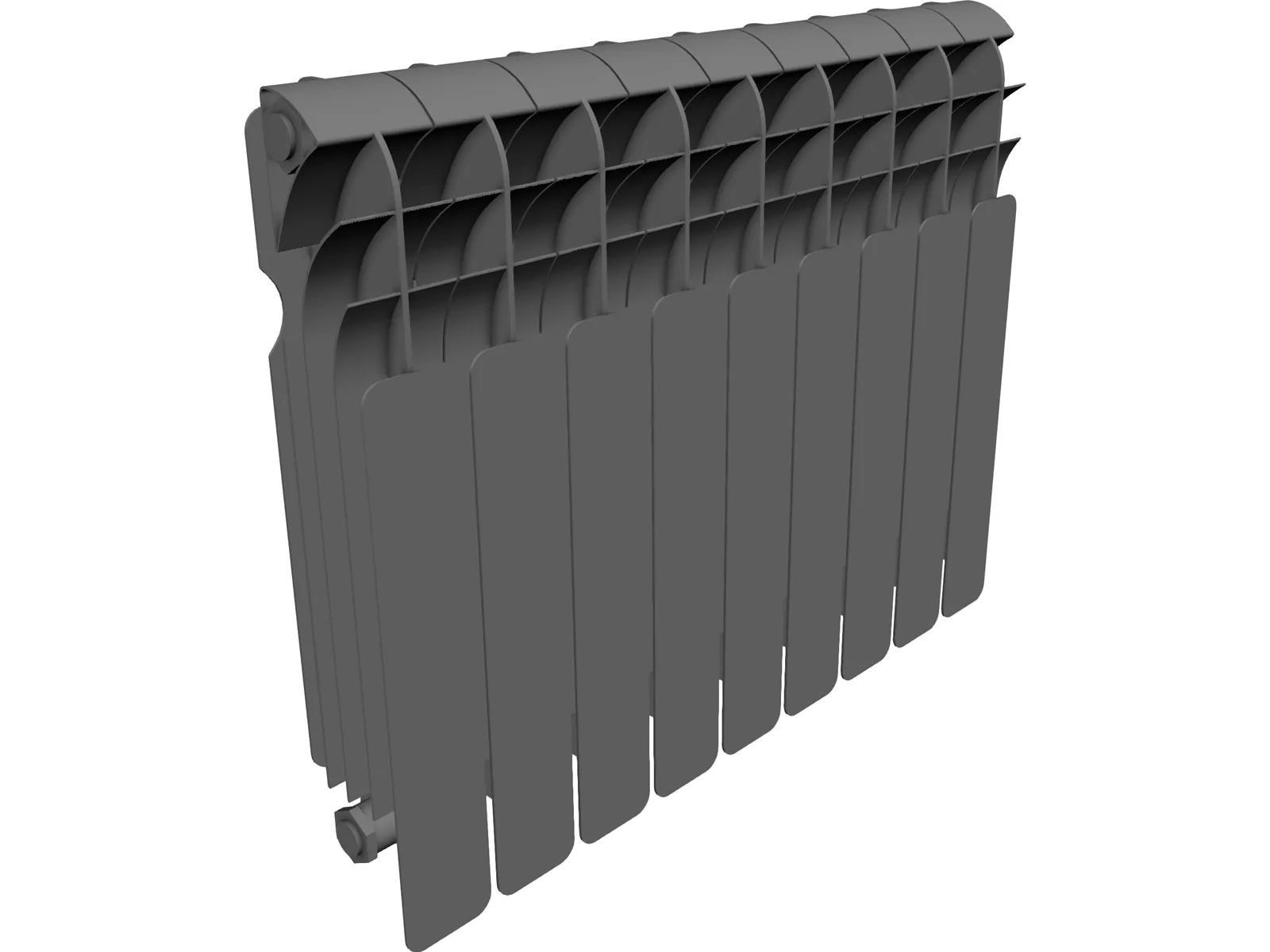 Heater Indoor 3D Model main preview