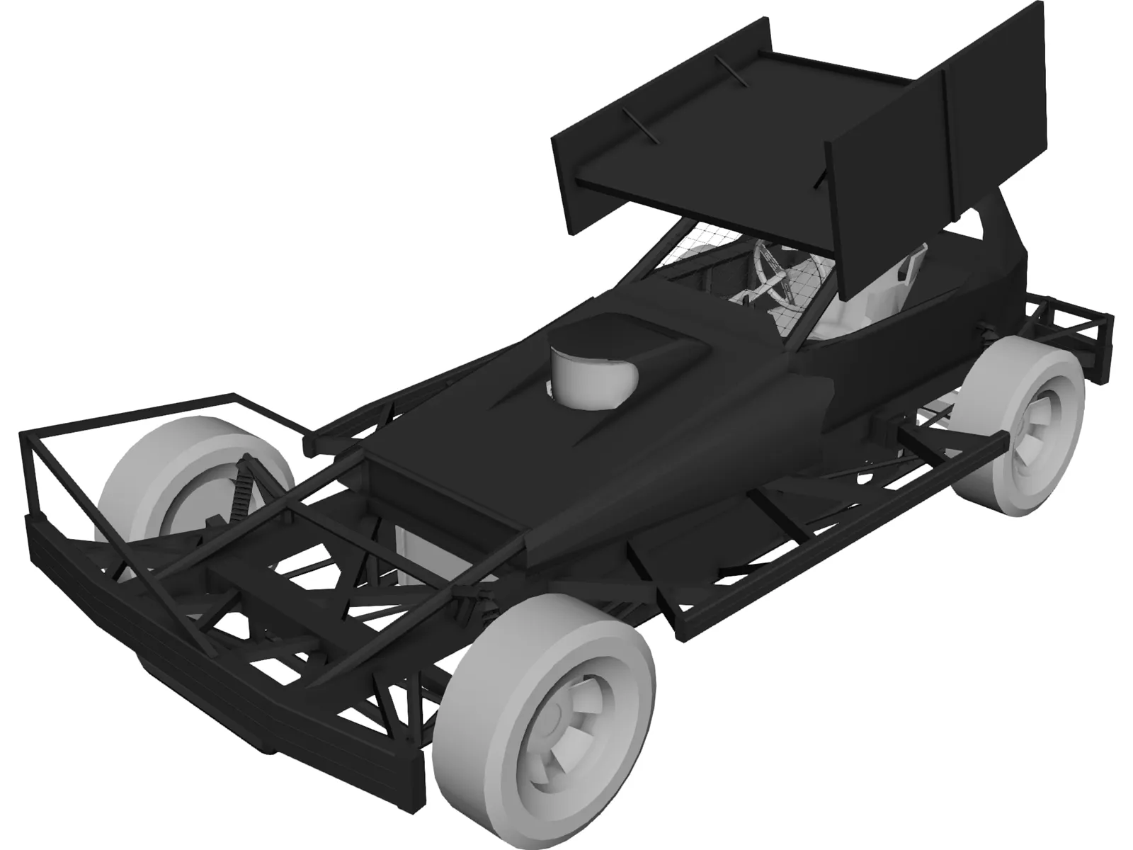 F1 Brisca Stockcar 3D Model main preview
