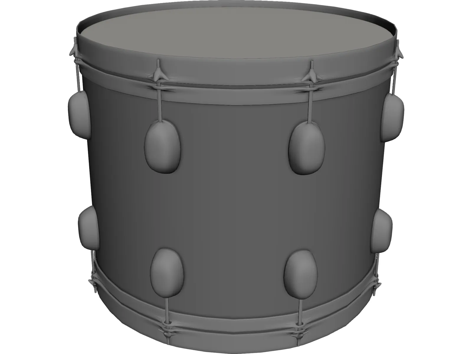 Drum 3D Model main preview