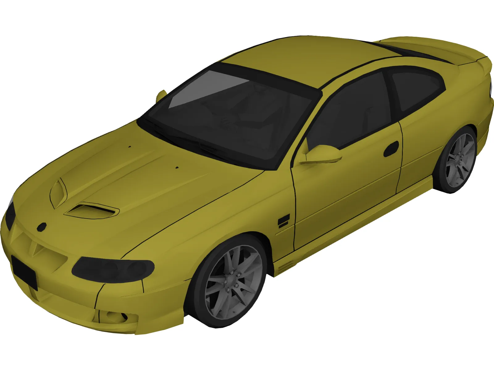 Opel/Vauxhall Monaro VXR V8 3D Model main preview