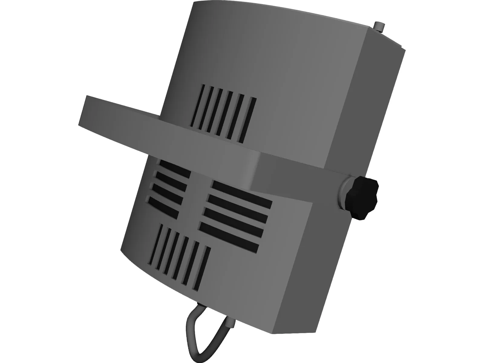 Projector Exhibition Light 3D Model main preview