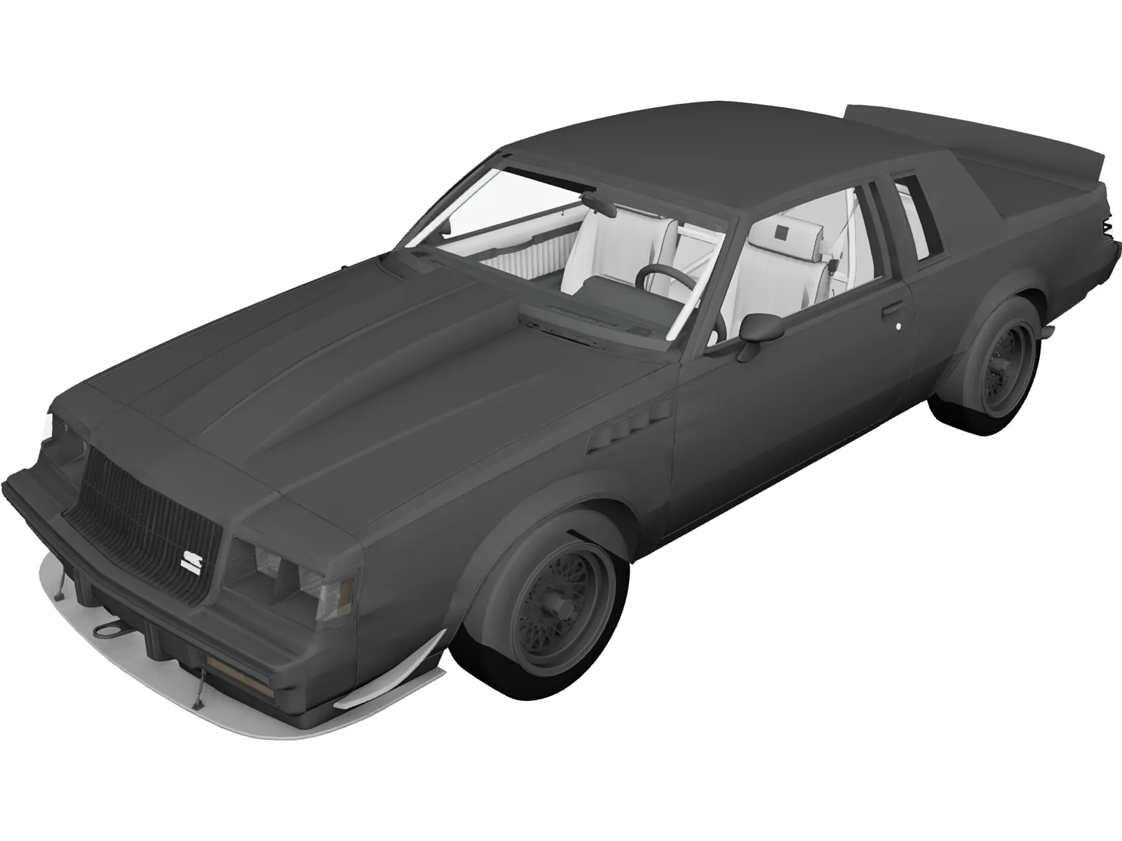 Buick Regal GNX (1987) 3D Model main preview
