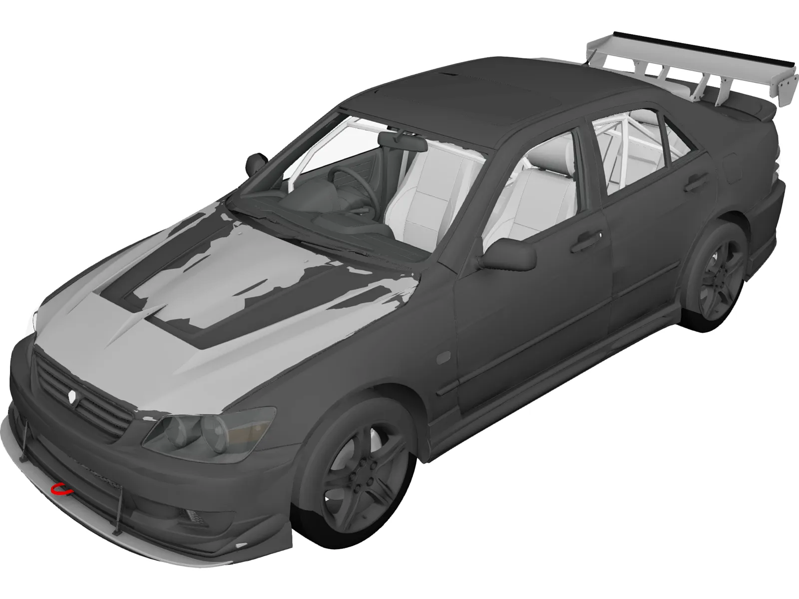 Toyota Altezza (2004) 3D Model main preview