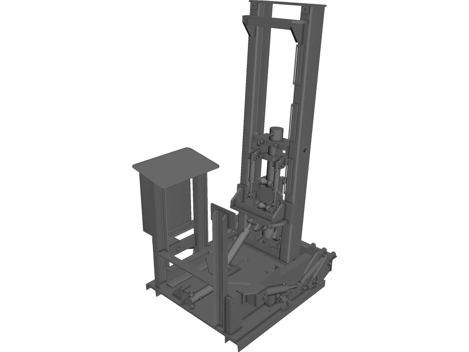 Mulhauser Muck Skip Tipper 3D Model main preview
