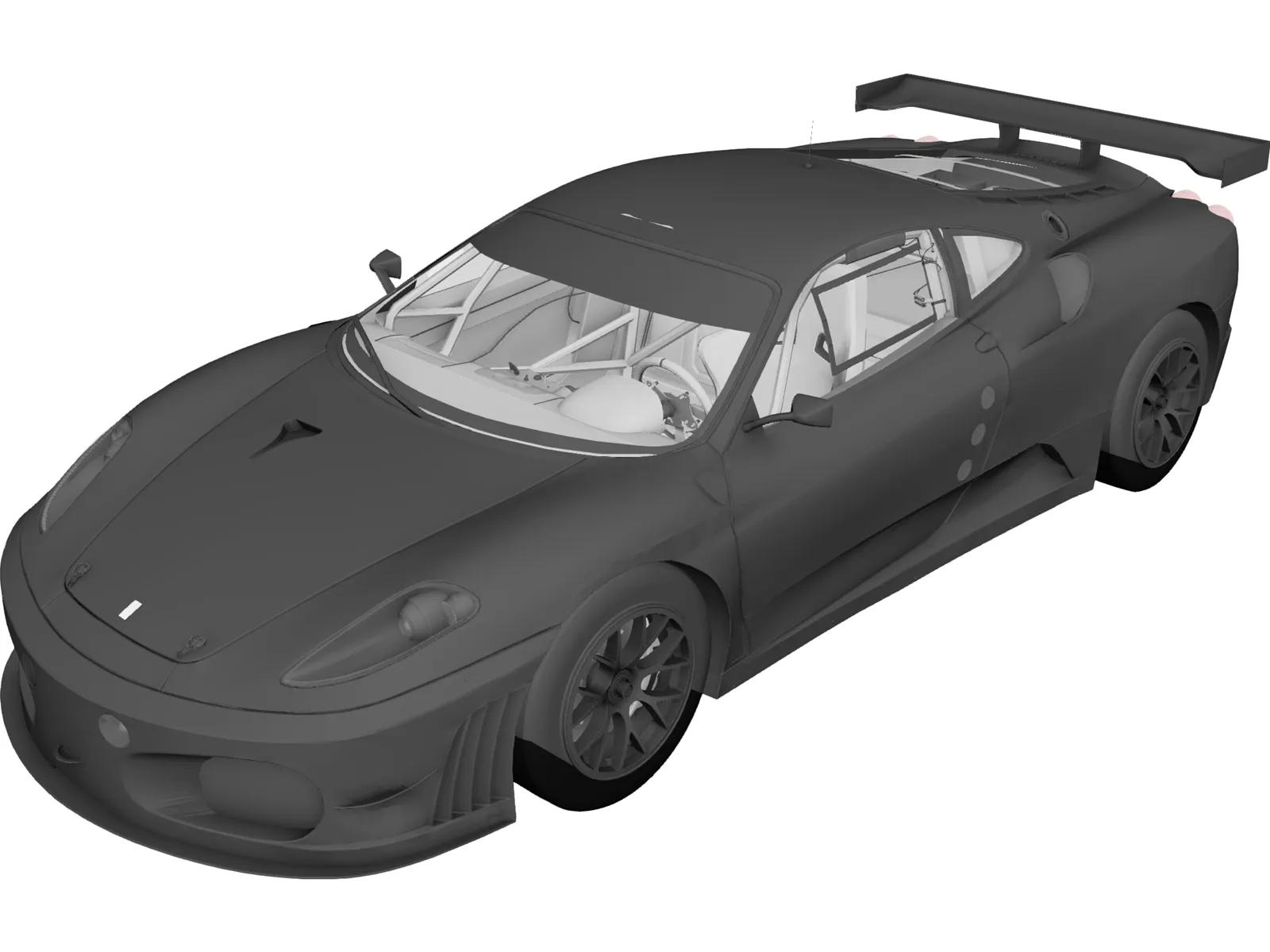 Ferrari F430 GT (2008) 3D Model main preview