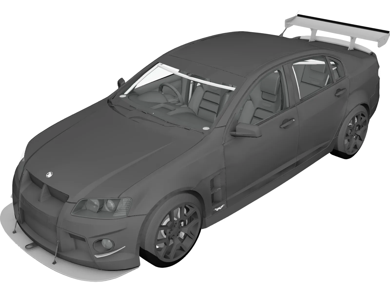 Holden HSV (2009) 3D Model main preview