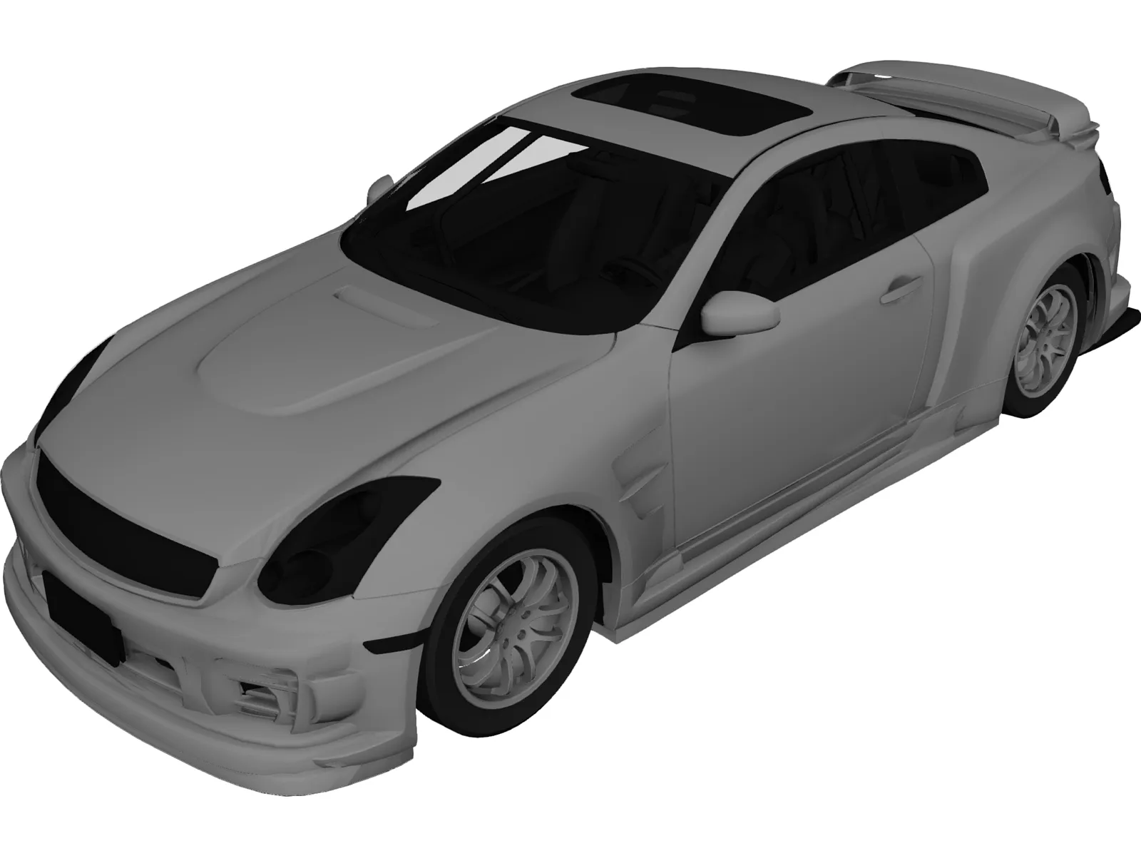 Infiniti G35 3D Model main preview