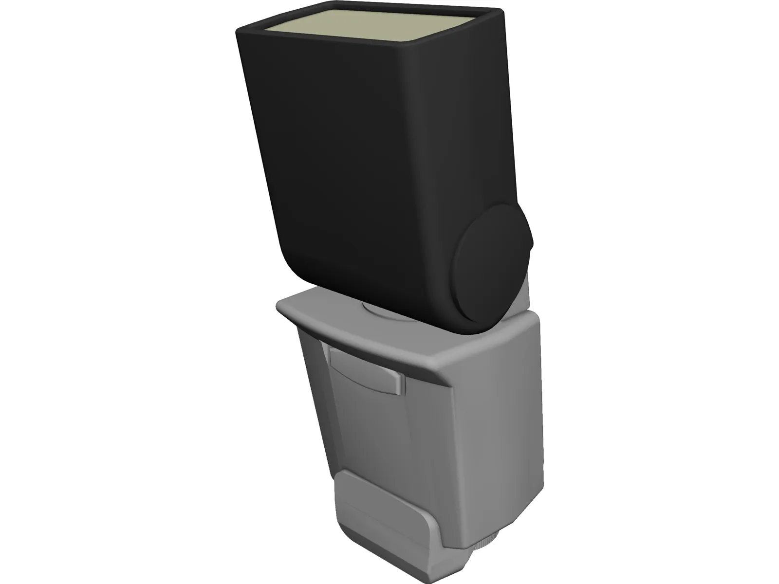 Canon 420 EX Camera Flash 3D Model main preview