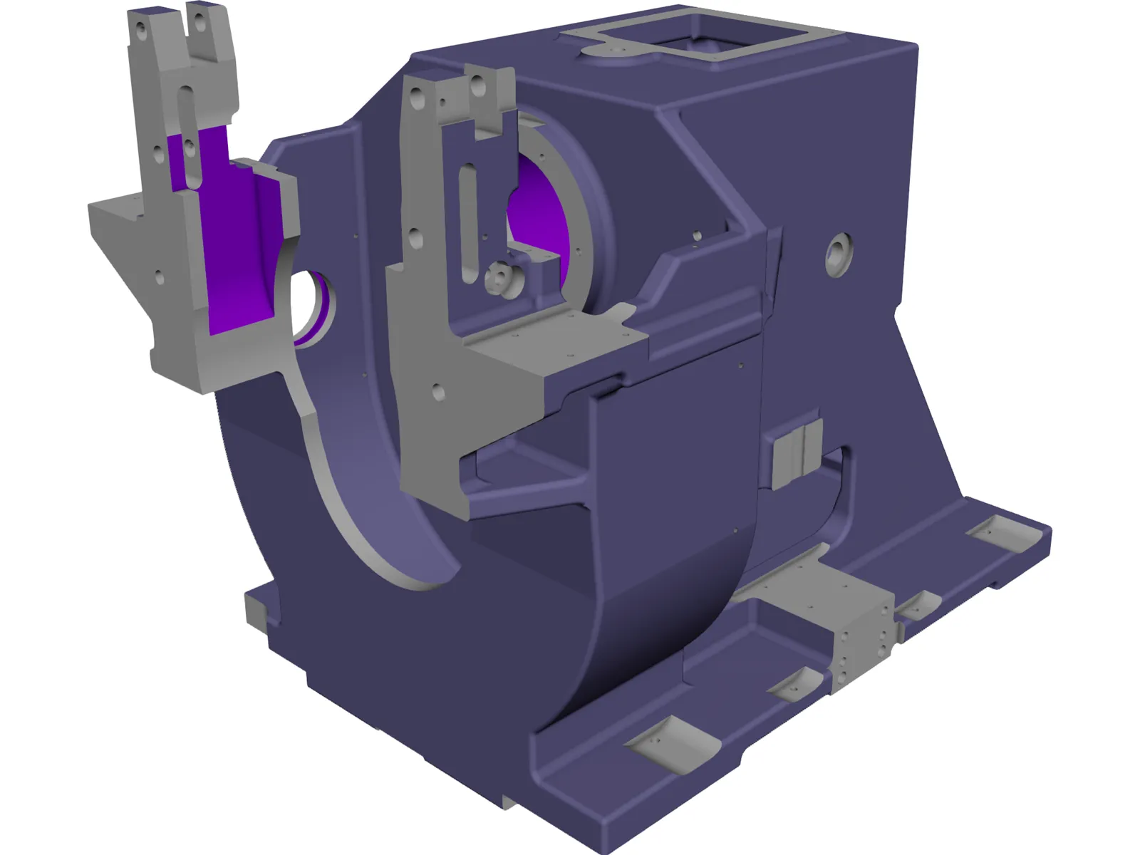Engine Support 3D Model main preview