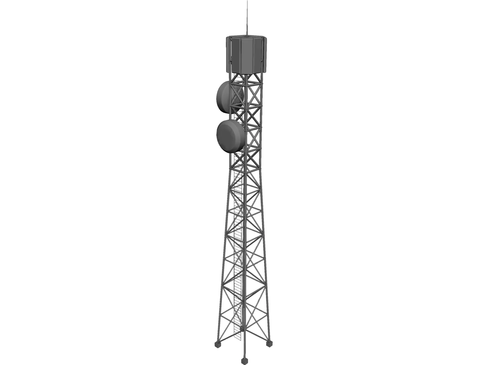 Antenna 3D Model main preview
